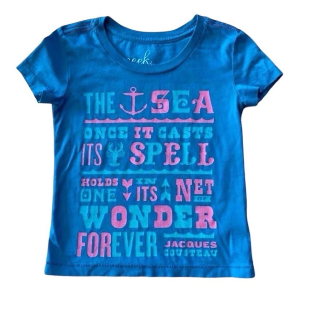 Peek Toddler Blue Jacques Cousteau Tee Size 2-3 Years
